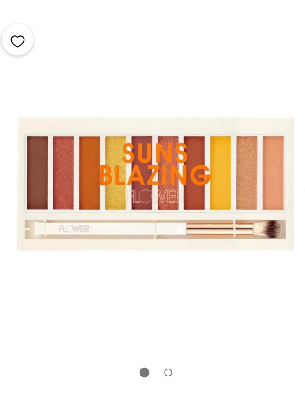 Suns Blazing Eyeshadow Palette - Warm Sunset Shades